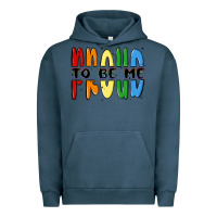 Pigment Midnight Navy proud to be me Urban Hoodie - MaliasSmallBusiness