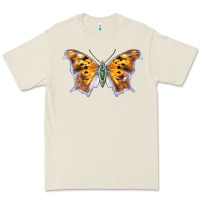 Bone Question Mark Butterfly Premium Tee - LillyAllenDesigns