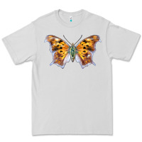 Dove Grey Question Mark Butterfly Premium Tee - LillyAllenDesigns
