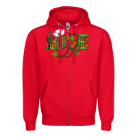 Red st patricks day love nurse Zipper Hoodie - RanaPortraitStore