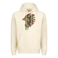 Sandshell indian leopard headdress Premium Hoodie - BarkalooDesign