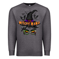Charcoal Heather witchy nana Premium Sweatshirt - RacoonDesign