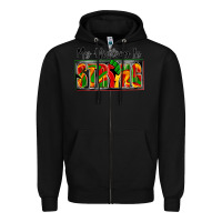 Black my history is strong Zipper Hoodie - Zillion Design Studio