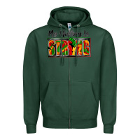 Sports Green my history is strong Zipper Hoodie - Zillion Design Studio