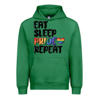 Emerald eat sleep pride repeat Urban Hoodie - MaliasSmallBusiness