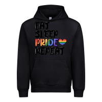 Foreset Green eat sleep pride repeat Urban Hoodie - MaliasSmallBusiness