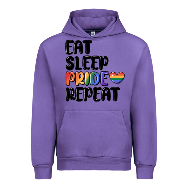 Eat Sleep Pride Repeat Urban Hoodie by MaliasSmallBusiness | Teevron