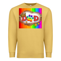Antique Gold lgbtq dad and paw Premium Sweatshirt - HRA Design Shop