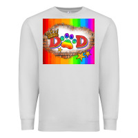 Dove Grey lgbtq dad and paw Premium Sweatshirt - HRA Design Shop