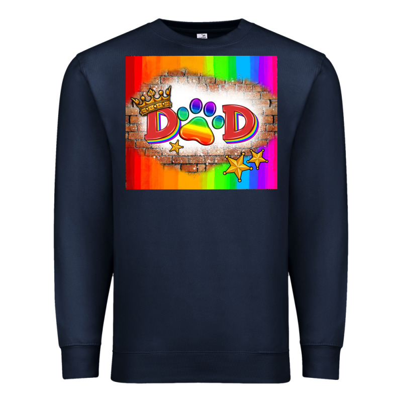 Lgbtq Dad And Paw Premium Sweatshirt by HRA Design Shop | Teevron