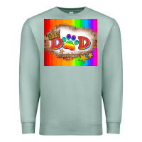 Seafoam lgbtq dad and paw Premium Sweatshirt - HRA Design Shop