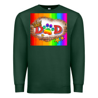 Sports Green lgbtq dad and paw Premium Sweatshirt - HRA Design Shop