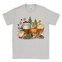 Moon Dust coffee cups tiger with coffee beans Classic Tee - texasbilliewilder