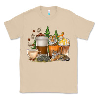 Mushroom coffee cups tiger with coffee beans Classic Tee - texasbilliewilder