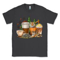 Smoke coffee cups tiger with coffee beans Classic Tee - texasbilliewilder