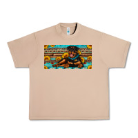 Burro rottweiler with sunflowers license plate Urban Heavy Tee - Artiststas