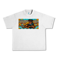 Lunar Rock rottweiler with sunflowers license plate Urban Heavy Tee - Artiststas