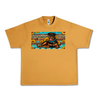 Peanut Butter rottweiler with sunflowers license plate Urban Heavy Tee - Artiststas