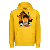 Lemon halloween witch cow Premium Hoodie - Jasminsmagicworld
