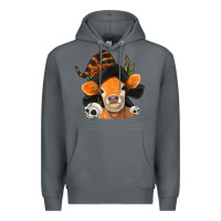 Rock halloween witch cow Premium Hoodie - Jasminsmagicworld