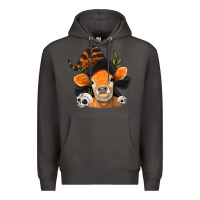 Smoke halloween witch cow Premium Hoodie - Jasminsmagicworld