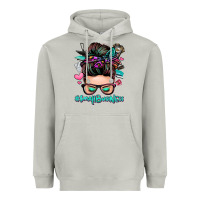 Moon Dust small business messy bun Heavyweight Hoodie - Zillion Design Studio