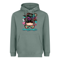 Sage small business messy bun Heavyweight Hoodie - Zillion Design Studio
