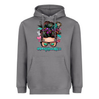 Storm small business messy bun Heavyweight Hoodie - Zillion Design Studio