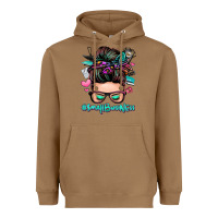 Toasted Coconut small business messy bun Heavyweight Hoodie - Zillion Design Studio