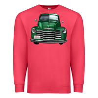 Cardinal western green truck front view Premium Sweatshirt - FaDigitalArtStudio