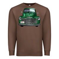 Chestnut western green truck front view Premium Sweatshirt - FaDigitalArtStudio