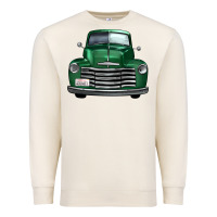 Sandshell western green truck front view Premium Sweatshirt - FaDigitalArtStudio
