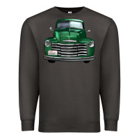 Smoke western green truck front view Premium Sweatshirt - FaDigitalArtStudio