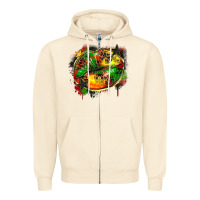 Sandshell juneteenth lips Zipper Hoodie - Zillion Design Studio