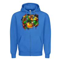 True Royal juneteenth lips Zipper Hoodie - Zillion Design Studio