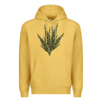 Antique Gold Botanical Sagebrush Illustrations Premium Hoodie - LillyAllenDesigns