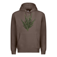 Coffee Botanical Sagebrush Illustrations Premium Hoodie - LillyAllenDesigns