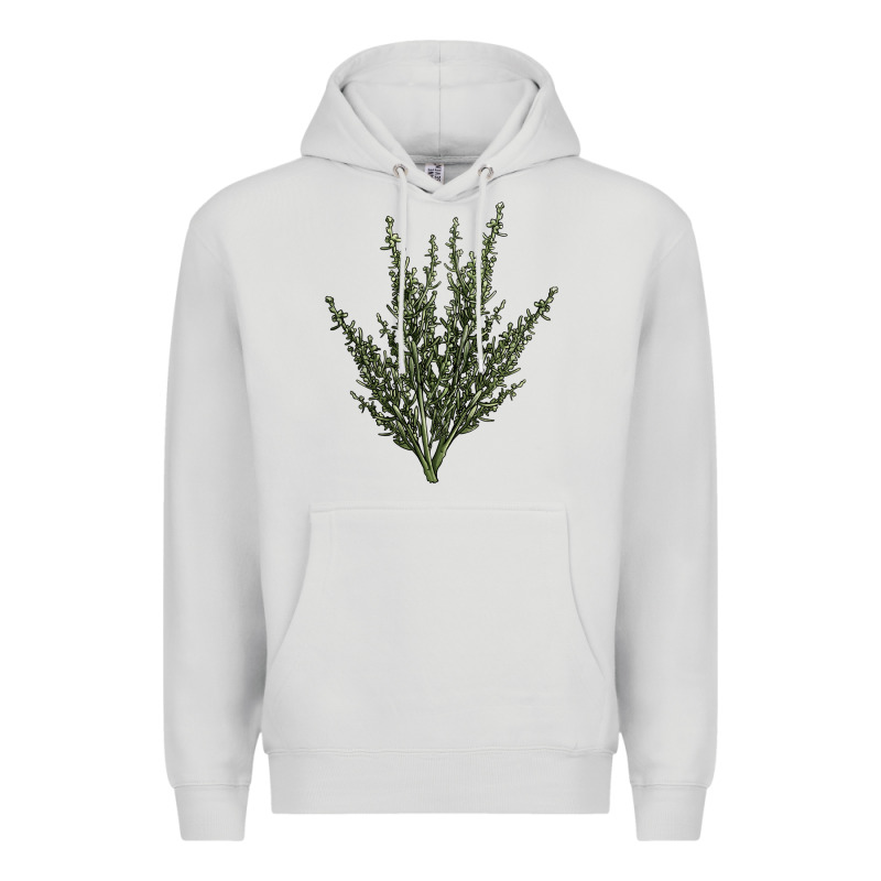 Botanical Sagebrush Illustrations Premium Hoodie by LillyAllenDesigns | Teevron