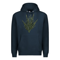 Navy Botanical Sagebrush Illustrations Premium Hoodie - LillyAllenDesigns