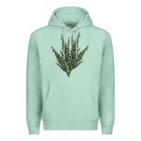 Seafoam Botanical Sagebrush Illustrations Premium Hoodie - LillyAllenDesigns