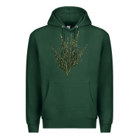Sports Green Botanical Sagebrush Illustrations Premium Hoodie - LillyAllenDesigns