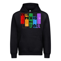Black y'all means all y'all Urban Hoodie - MaliasSmallBusiness