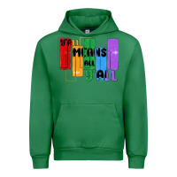 Emerald y'all means all y'all Urban Hoodie - MaliasSmallBusiness