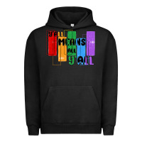 Pigment Black y'all means all y'all Urban Hoodie - MaliasSmallBusiness