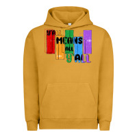 Pigment Peanut Butter y'all means all y'all Urban Hoodie - MaliasSmallBusiness