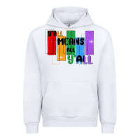 White y'all means all y'all Urban Hoodie - MaliasSmallBusiness