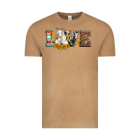 Love Goats Serape Cowhide Leopard Goat Family Vintage Tee | Teevron