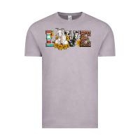 Vintage Zinc love goats serape cowhide leopard goat family Vintage Tee - Artiststas