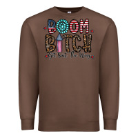 Chestnut boom bitch Premium Sweatshirt - CowhideDigitalArt
