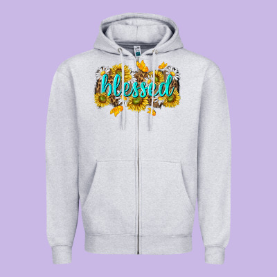 Blessed Tbw Zipper Hoodie Designed By Texasbilliewilder